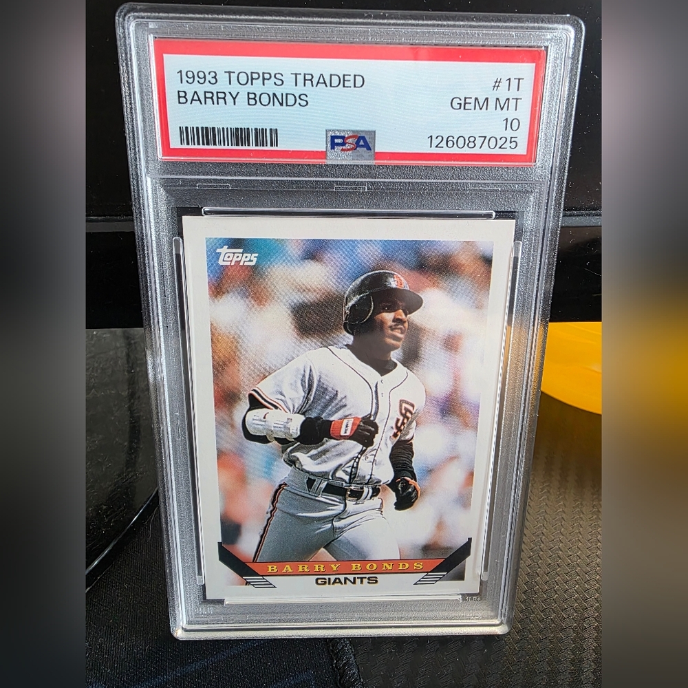 Topps Barry Bonds Baseball Card PSA 10